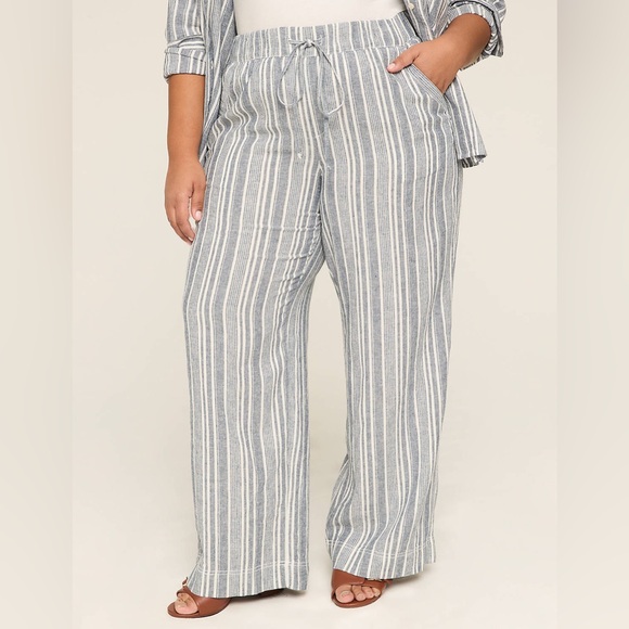 Lane Bryant Pants - Lane Bryant • Soft Linen Wide Leg Pants